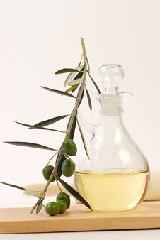 Olive Oil Bottle Royalty Free Stock Photography Olive Oil Bottle Royalty Free Stock Photography
