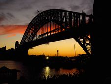 Harbour Bridge At Sunset Stock Photography Harbour Bridge At Sunset Stock Photography