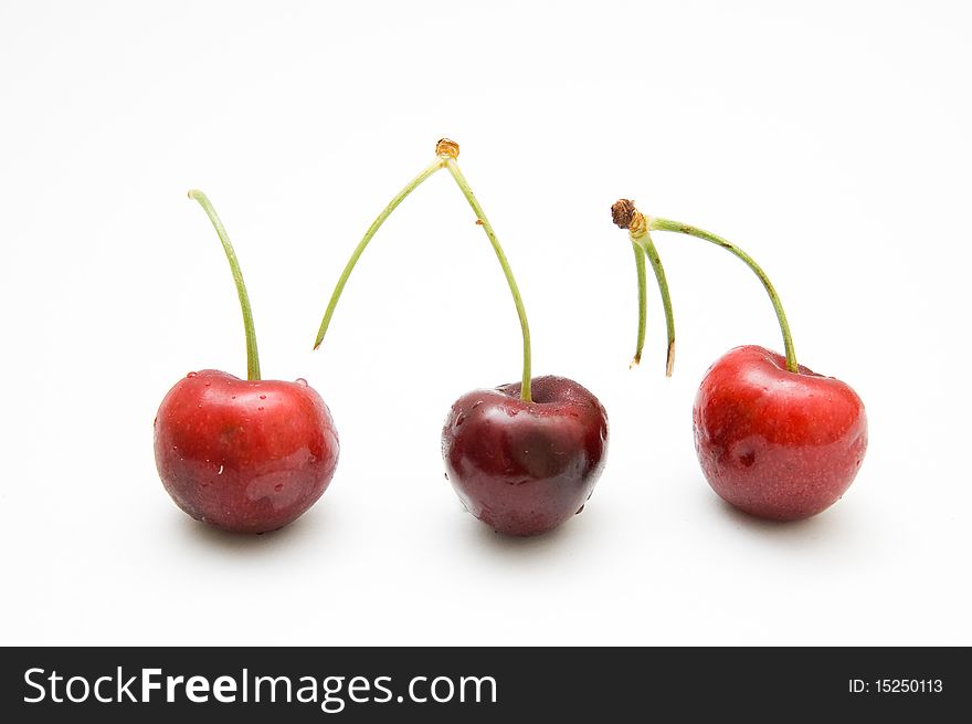 3 red cherries in a row