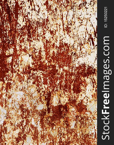 Red and brown rusty grunge background