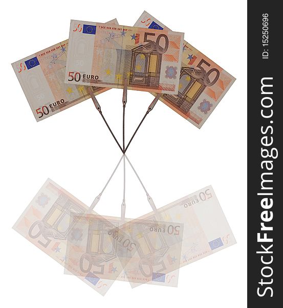 This is a 50 euro bill concept. This is a 50 euro bill concept