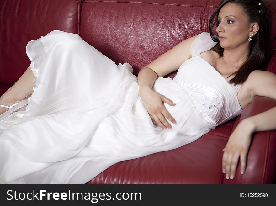 Pregnant Young Bride