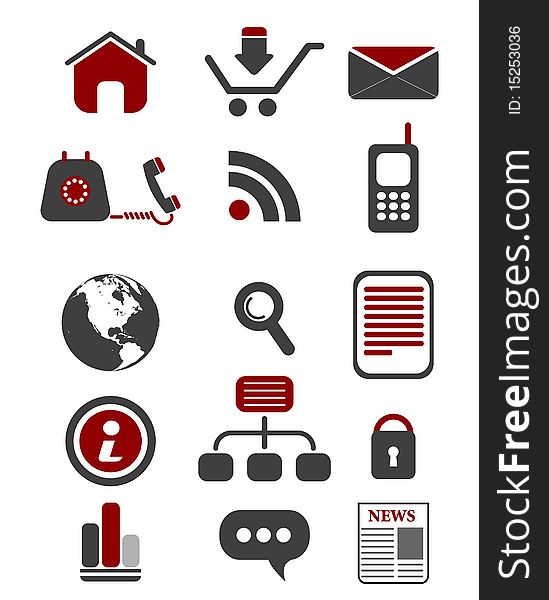 Web Icon Set, illustration