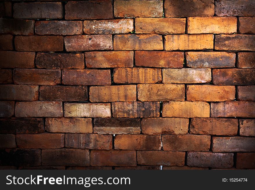 Big rectangle brick wall