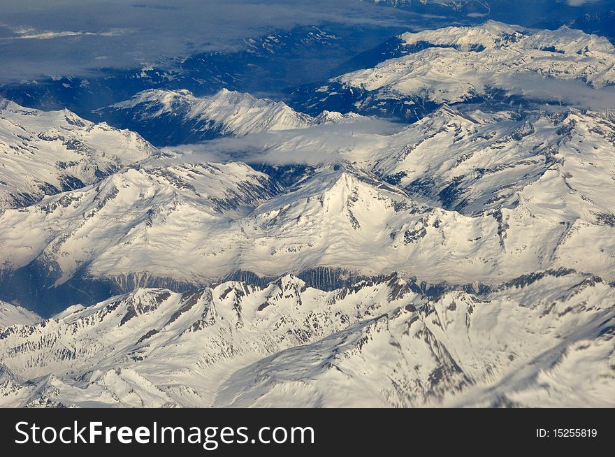 Alps Bird Eye View