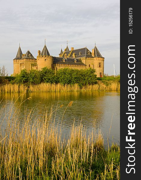 Muiderslot Castle in Muiden, Netherlands