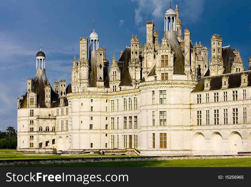 Chambord Castle in Loire-et-Cher, Centre, France