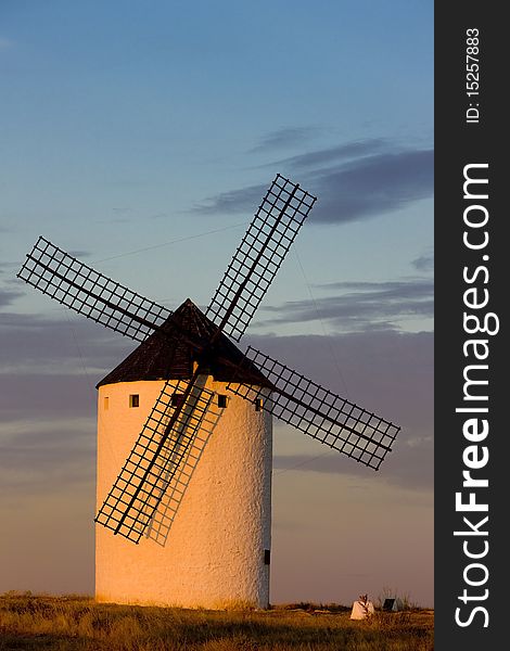 Windmill at Campo de Criptana, Castile-La Mancha, Spain. Windmill at Campo de Criptana, Castile-La Mancha, Spain