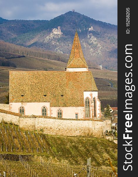 Church of Hunawihr, Alsace, France