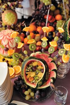 Fruit Plate Royalty Free Stock Images