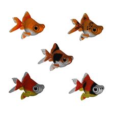 3d Cartoon Goldfish Set 1 Royalty Free Stock Images 3d Cartoon Goldfish Set 1 Royalty Free Stock Images