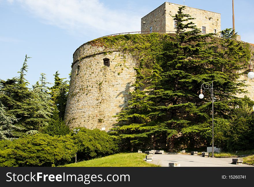 View of Castle San Giusto, Trieste