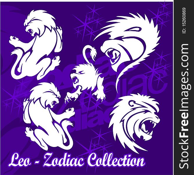 Tribal Zodiac.Collection of zodiac signs. Tribal Zodiac.Collection of zodiac signs.