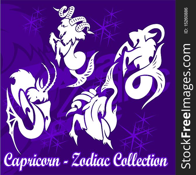 Tribal Zodiac.Collection of zodiac signs. Tribal Zodiac.Collection of zodiac signs.