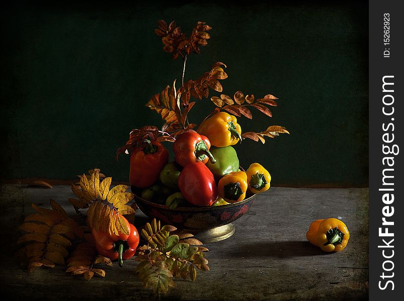 Still Life With A Sweet Pepper