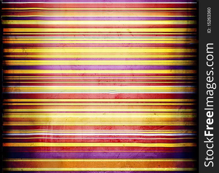 View of a coloured striped background. View of a coloured striped background