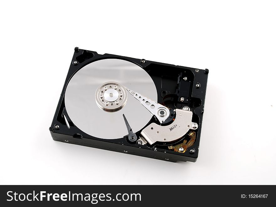 Stock pictures of the interior of a compute hard drive. Stock pictures of the interior of a compute hard drive