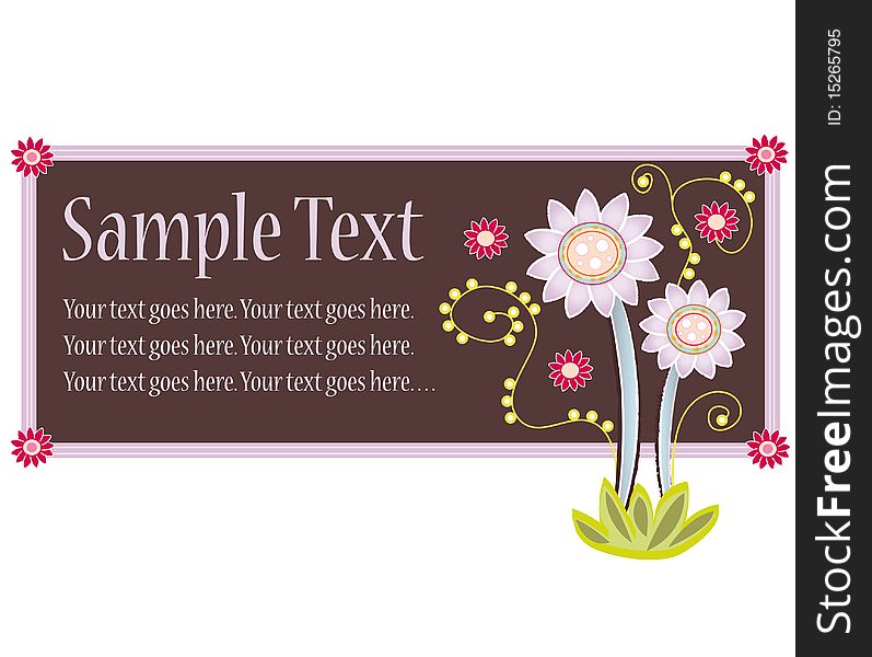 Floral Card Design