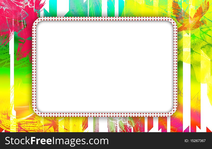 Vintage photo frame for web or wallpaper with classy patterns. Vintage photo frame for web or wallpaper with classy patterns