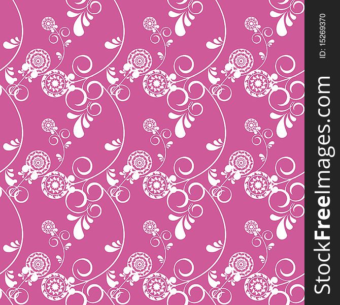Seamless Abstract Floral  background pattern pink. Seamless Abstract Floral  background pattern pink