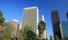 Los Angeles City Skyline Royalty Free Stock Photography Los Angeles City Skyline Royalty Free Stock Photography