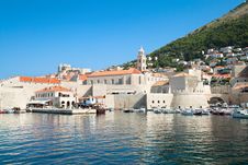 Dubrovnik Harbor And Old Town Stock Photos Dubrovnik Harbor And Old Town Stock Photos