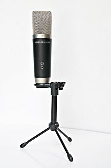Professional Microphone Stock Image Professional Microphone Stock Image