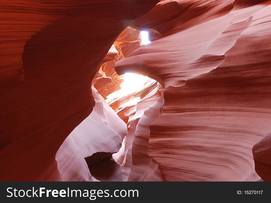 Eagle sculpture in Lower Antelope Canyon