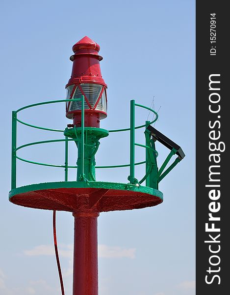 Lighthouse in the harbor of Livorno