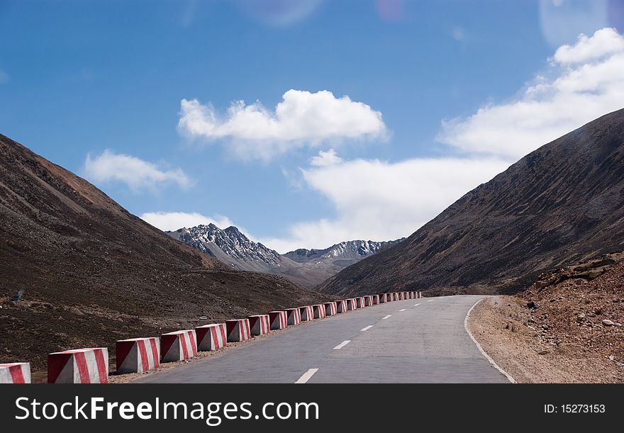 Tibet landscape in western part of china