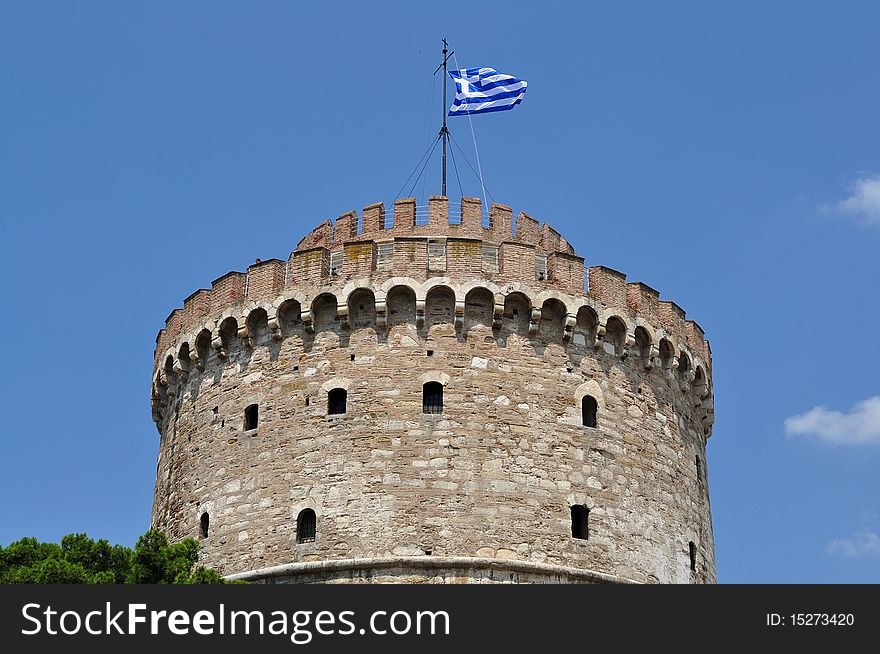 The White Tower of Thessaloniki is a monument and museum on the waterfront of the city of Thessaloniki, capital of the region of Macedonia in northern Greece. The White Tower of Thessaloniki is a monument and museum on the waterfront of the city of Thessaloniki, capital of the region of Macedonia in northern Greece.