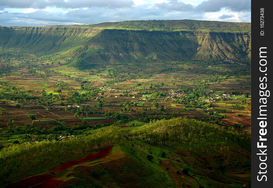 Dramatic Mountain Landscape