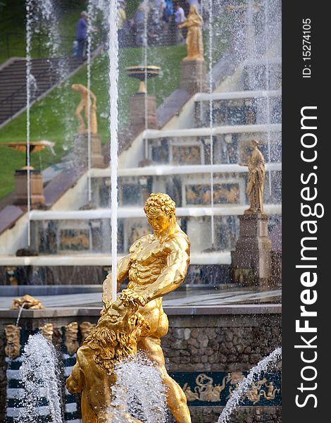 Fountains of Petergof, Saint Petersburg, Russia