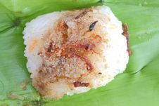 Fish And Suger On Sticky Rice Stock Images