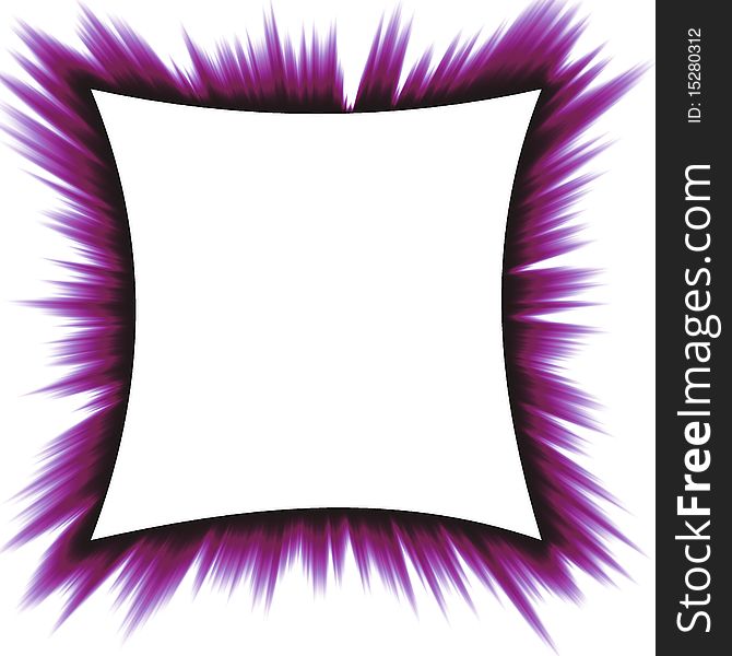 Violet abstract frame background