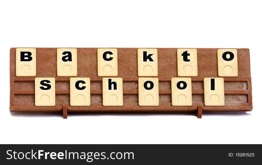 Back to school on cube board game