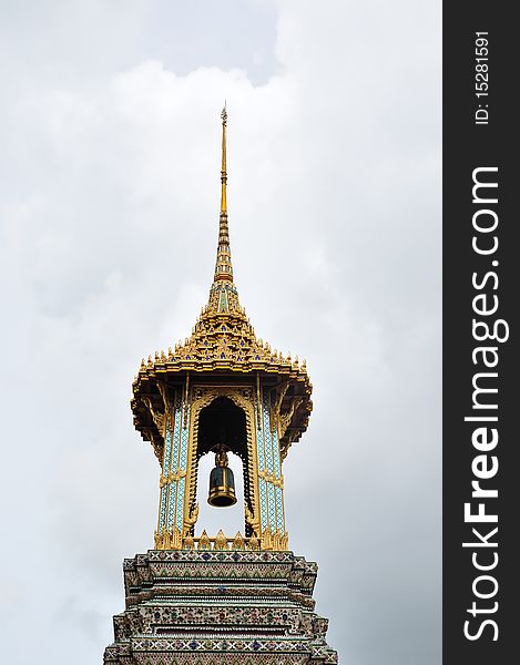 Belfry at Wat Pra Kaew in Thailand