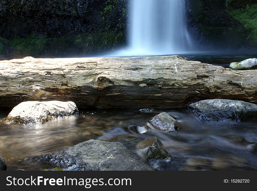 Time Passing At Horsetail Falls