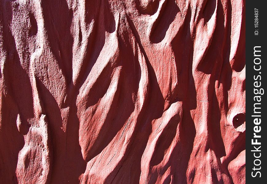 The texture is red and shadow