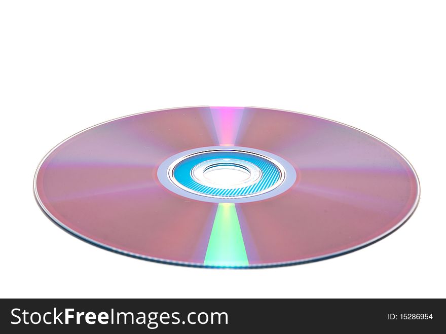 Cool CD-ROM isolated over white background