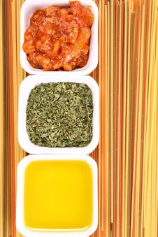 Spaghetti Bolognese Ingredients Stock Image Spaghetti Bolognese Ingredients Stock Image