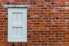 Brick Wall With Window Royalty Free Stock Images Brick Wall With Window Royalty Free Stock Images