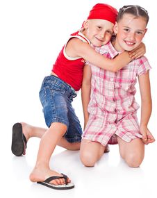 Brother And Sister Royalty Free Stock Image Brother And Sister Royalty Free Stock Image