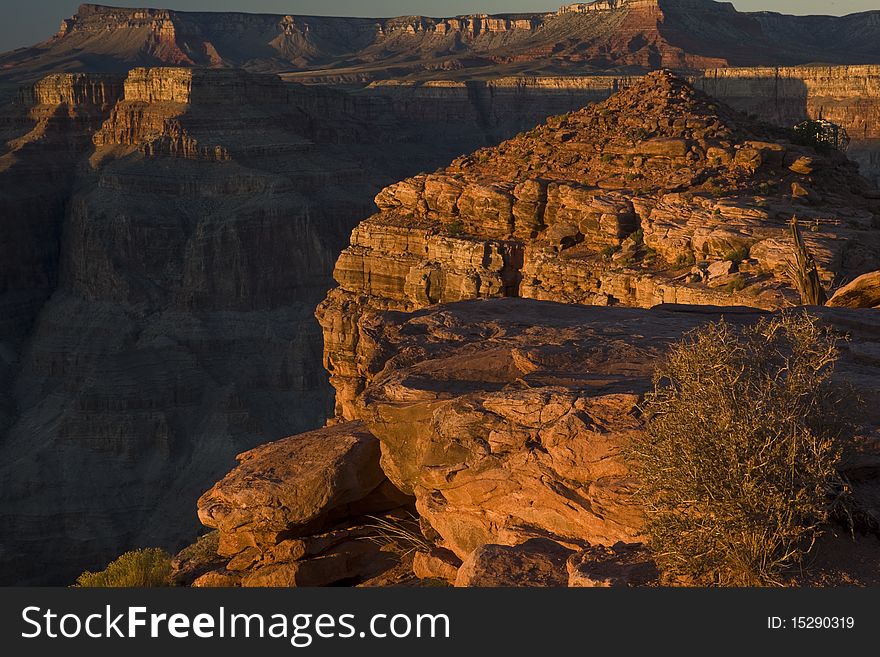 View From Yavapai Point On Grand Canyon South Rim