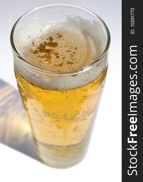 Glass Of Beer Closeup