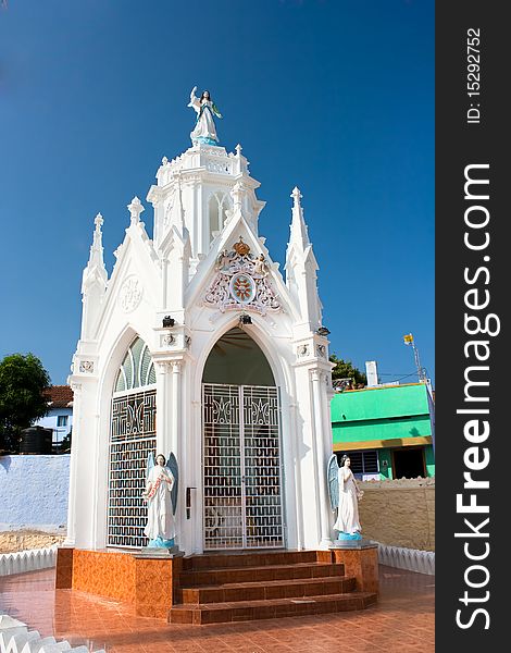 Chapel Of Catholic  Church In Kanyakumari