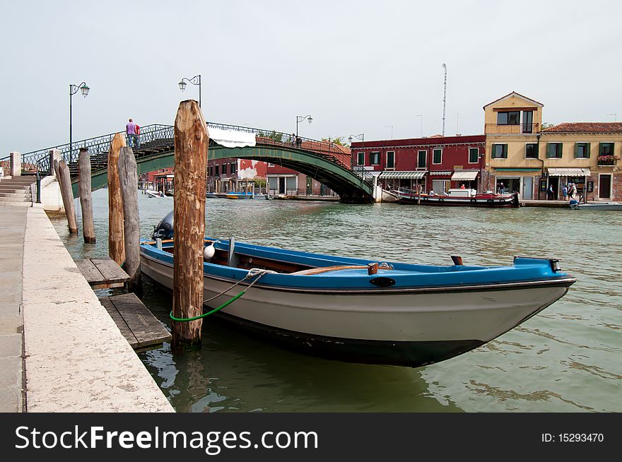 Scenic views of the island of Murano, Italy