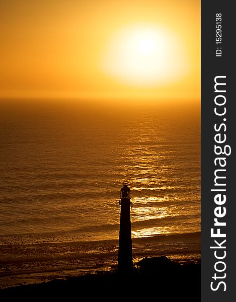 Lighthouse off the coast of South Africa. Lighthouse off the coast of South Africa