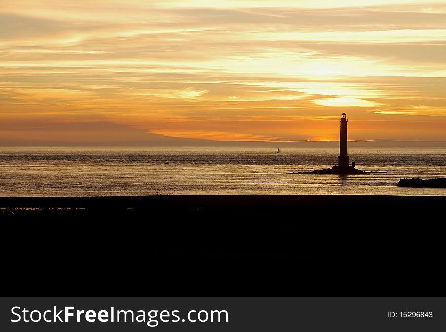 The lighthouse at Cap de La Hague