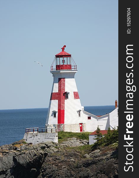 East Quoddy Head Lighthouse in Canada. East Quoddy Head Lighthouse in Canada